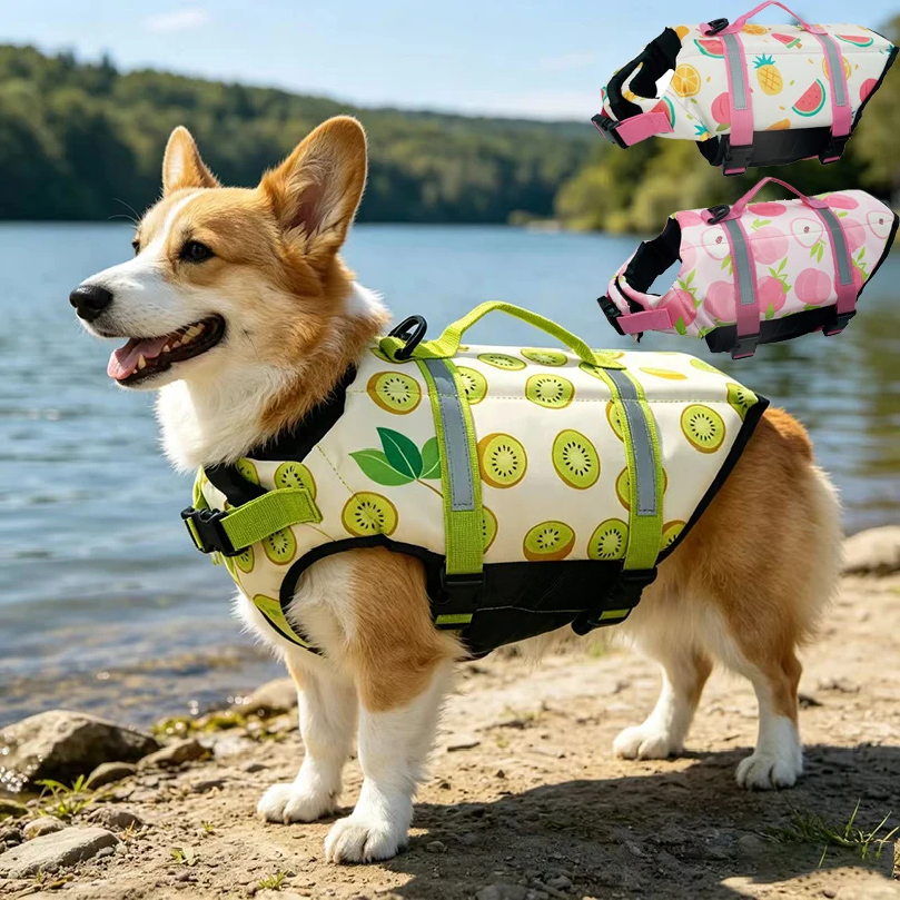 Dog Life Jacket - Summer Dog Life Jacket Reflective Adjustable