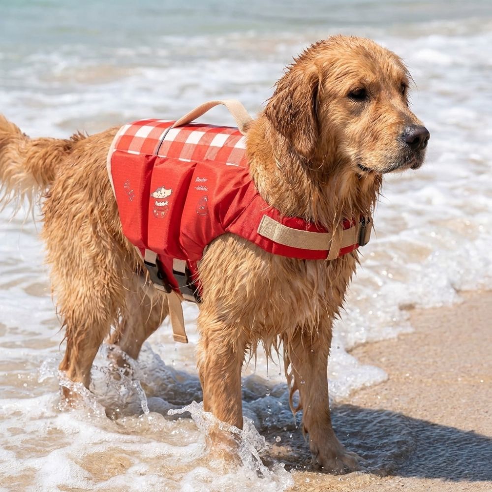 Dog Life Jacket - Waterproof Dog Life Jacket Breathable High