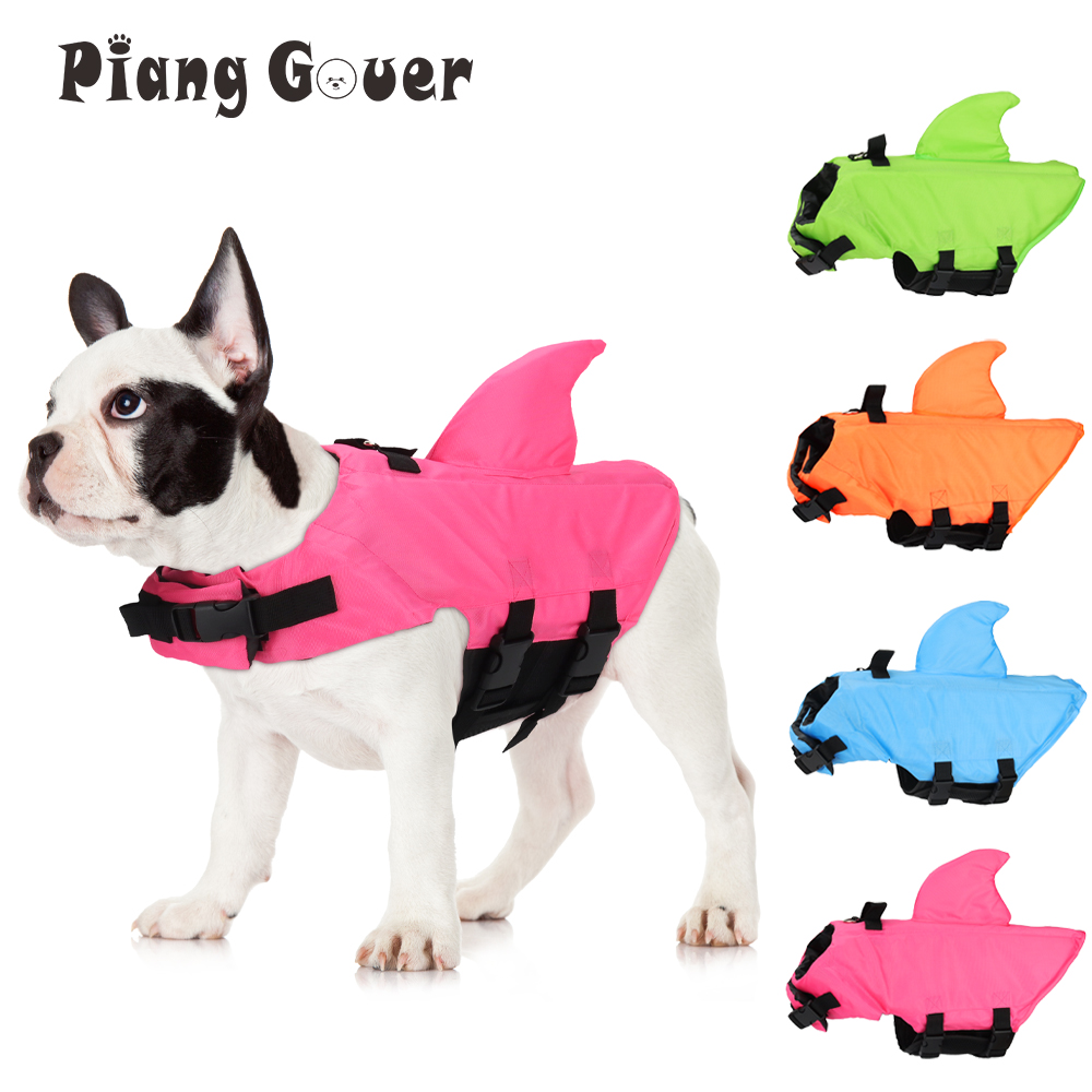 Shark Dog Life Vest Swimwear P - Dog Life Jacket บทวิจารณ์และราคา