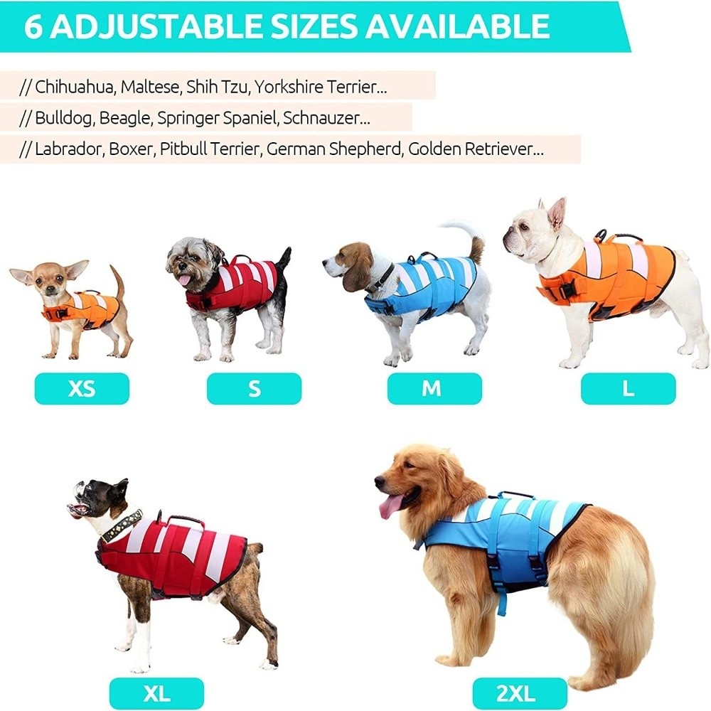 Reflective Dog Life Jacket Sup - Dog Life Jacket บทวิจารณ์และราคา