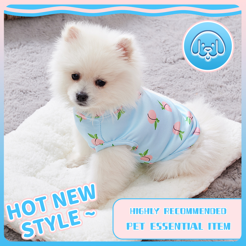 Pink Peach Pattern Vest for Pe - Pet Supplies York บทวิจารณ์และราคา