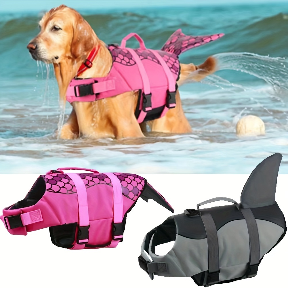 Shark/Mermaid Dog Life Jacket  - Dog Life Jacket บทวิจารณ์และราคา