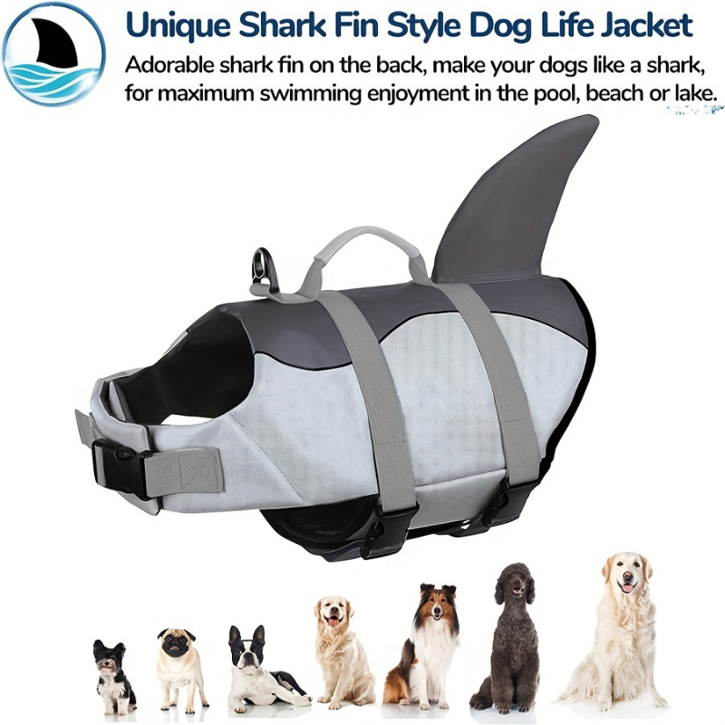 Shark/Mermaid Dog Life Jacket  - Dog Life Jacket บทวิจารณ์และราคา