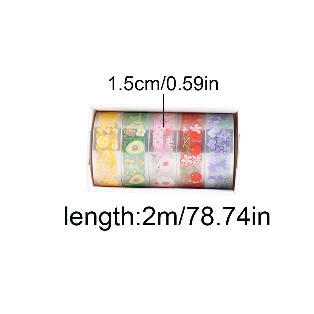 5 Rolls Clear PET Washi Tape S - Pet Supplies Usa บทวิจารณ์และราคา