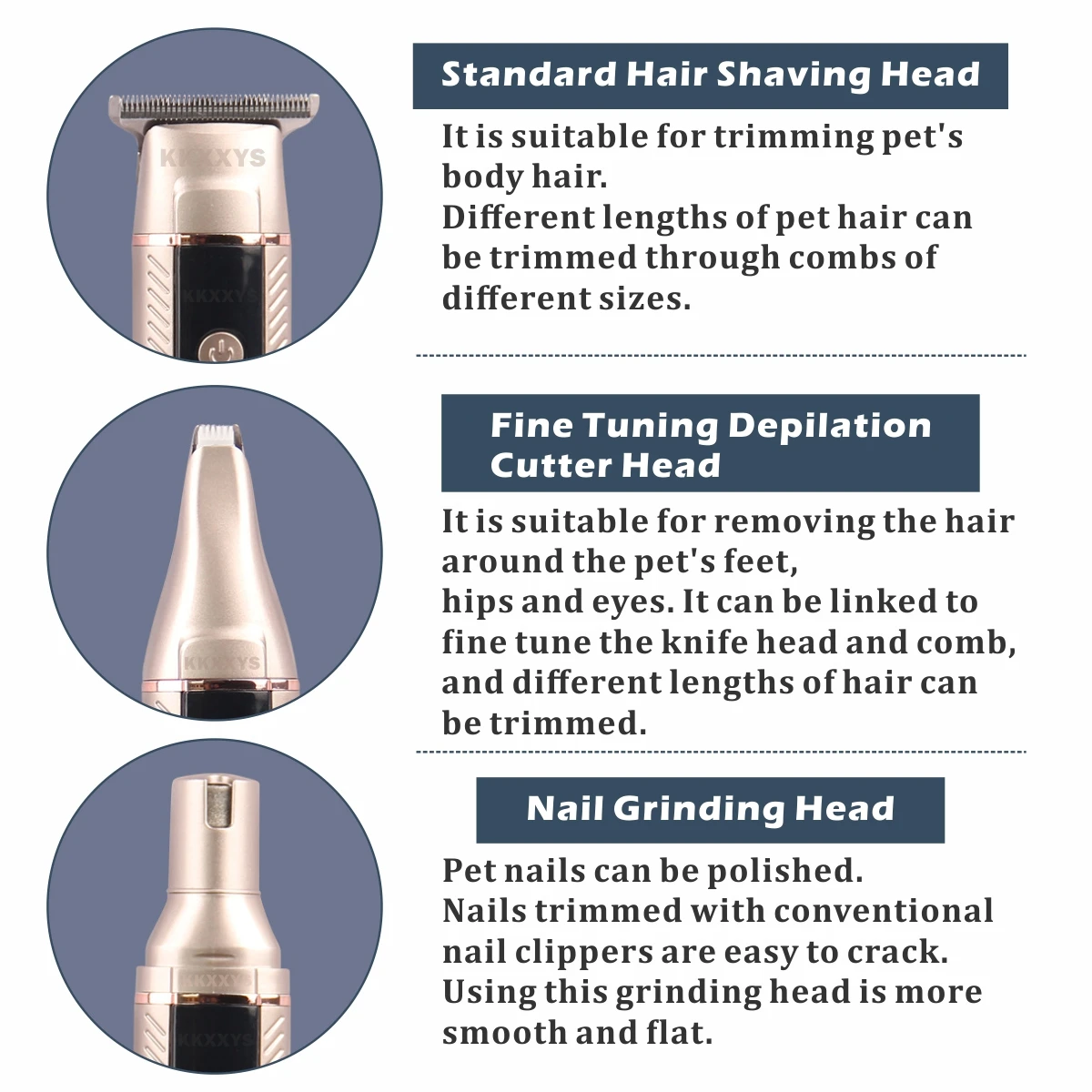 Pet Hair Trimmer 3in1 Professi - Pet Supplies For Less บทวิจารณ์และราคา