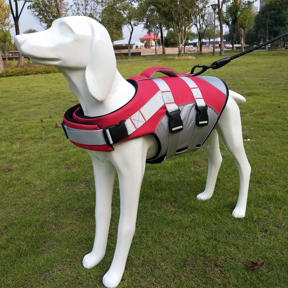Reflective Dog Life Jacket Adj - Dog Life Jacket บทวิจารณ์และราคา
