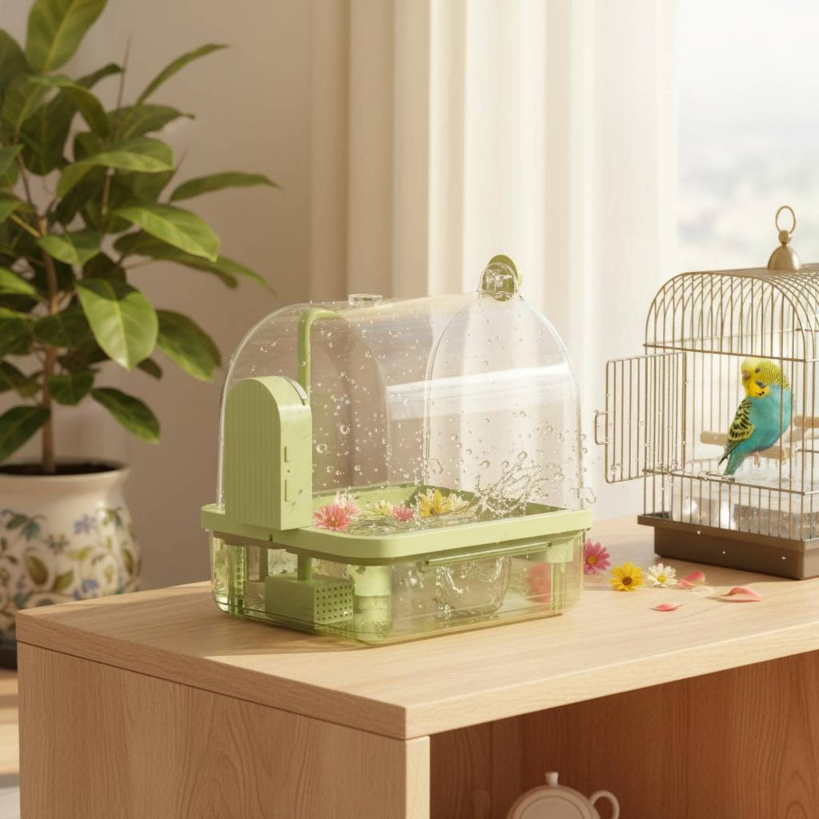 Automatic Bird Bath Wireless S - Pet Supplies Usa บทวิจารณ์และราคา