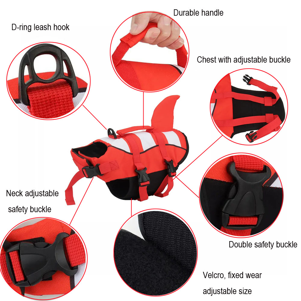 Dog Life Jacket Dog Swimming V - Dog Life Jacket บทวิจารณ์และราคา