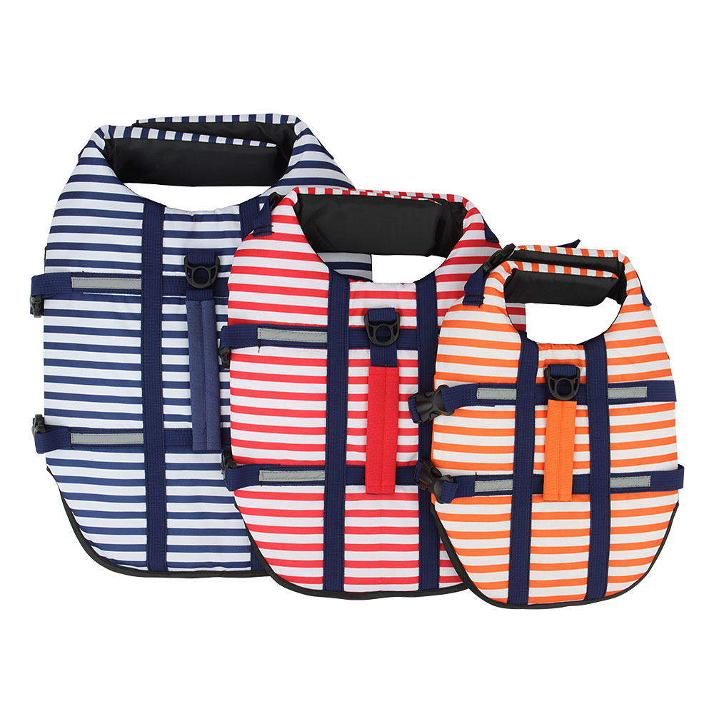 Summer Striped Pet Dog Life Sw - Dog Life Jacket บทวิจารณ์และราคา