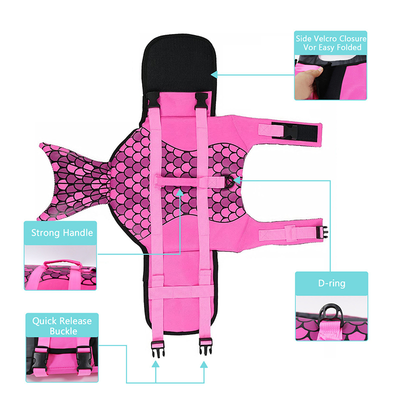Summer Puppy Big Dog Swimsuit  - Dog Life Jacket บทวิจารณ์และราคา