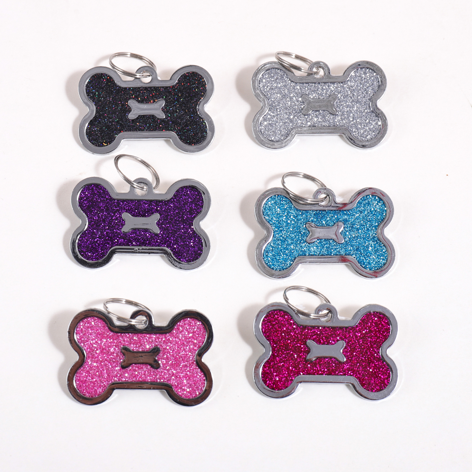 Glitter Custom Text Dog Tags C - Pet Supplies Usa บทวิจารณ์และราคา