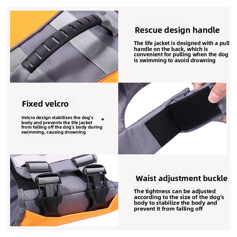 Pet Life Vest Dog Life Jacket  - Dog Life Jacket บทวิจารณ์และราคา