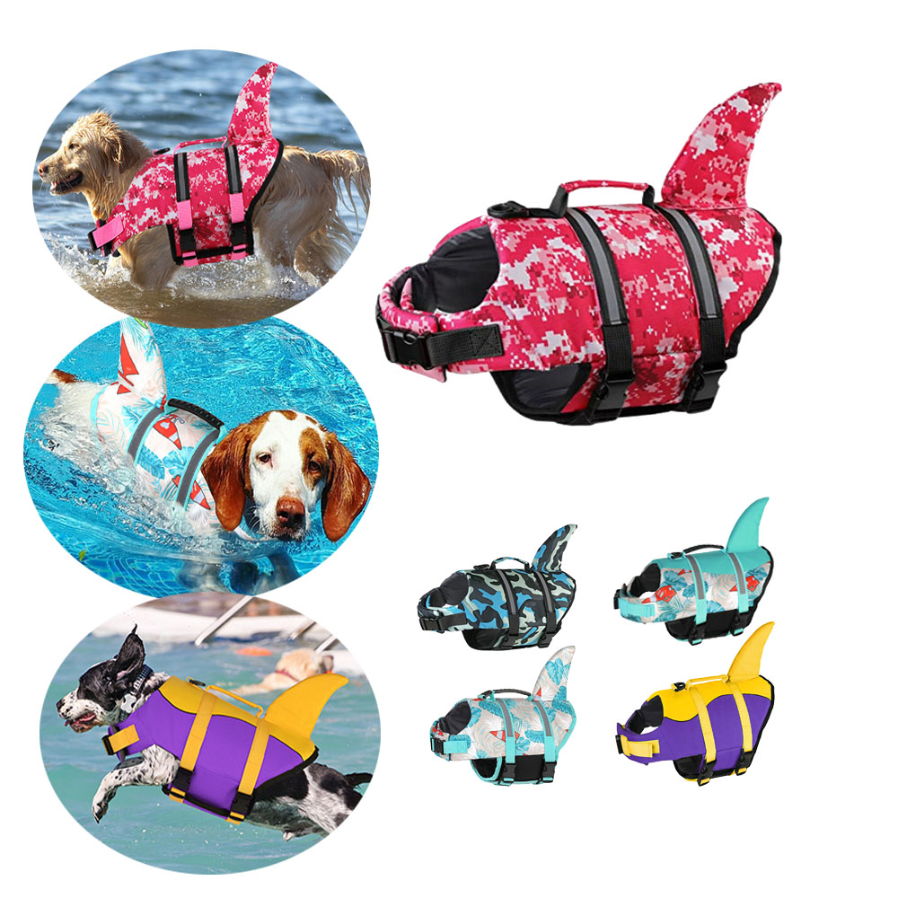 Dog Life Jacket Shark Ripstop  - Dog Life Jacket บทวิจารณ์และราคา