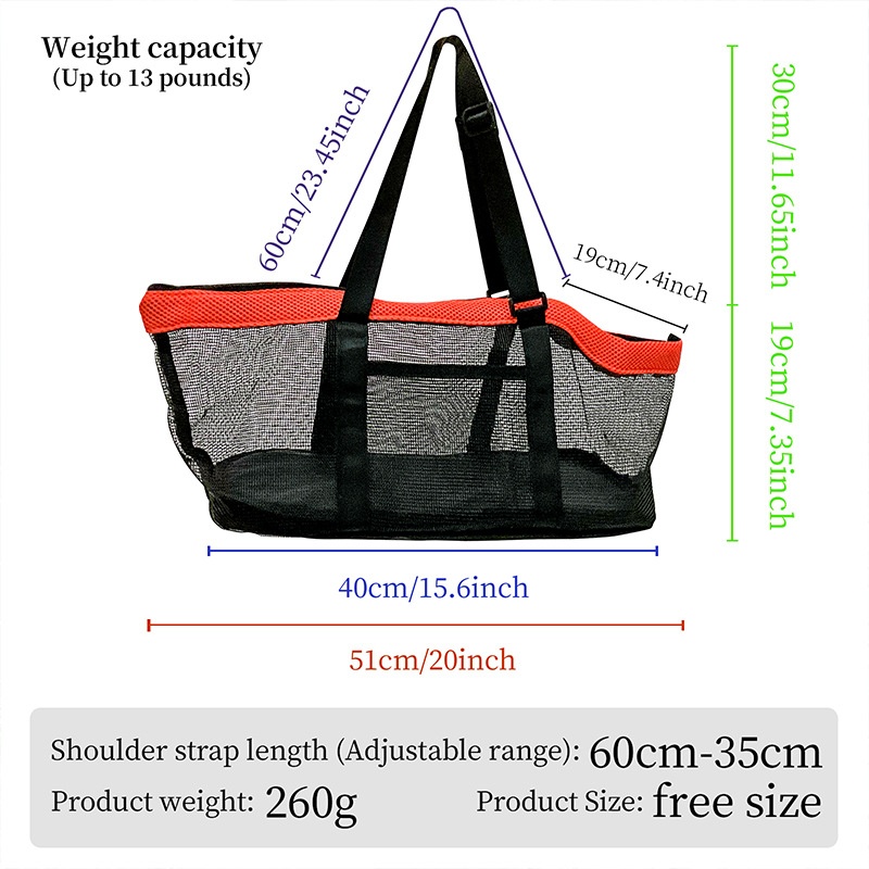 Pet Carrier Bags Mesh Breathab - Pet Supplies For Less บทวิจารณ์และราคา