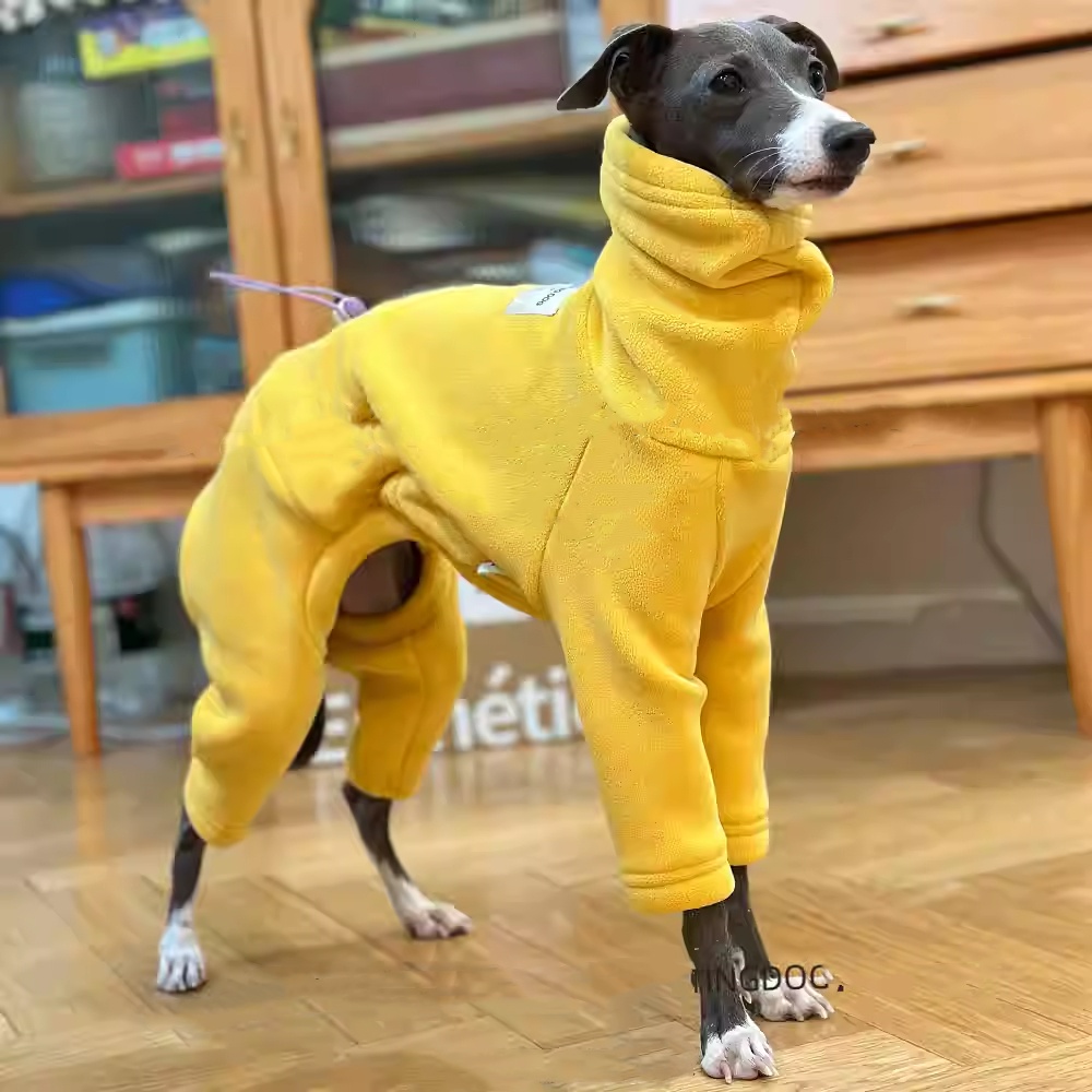 Warm Yellow Fleece Sweater for - Dog Life Jacket บทวิจารณ์และราคา