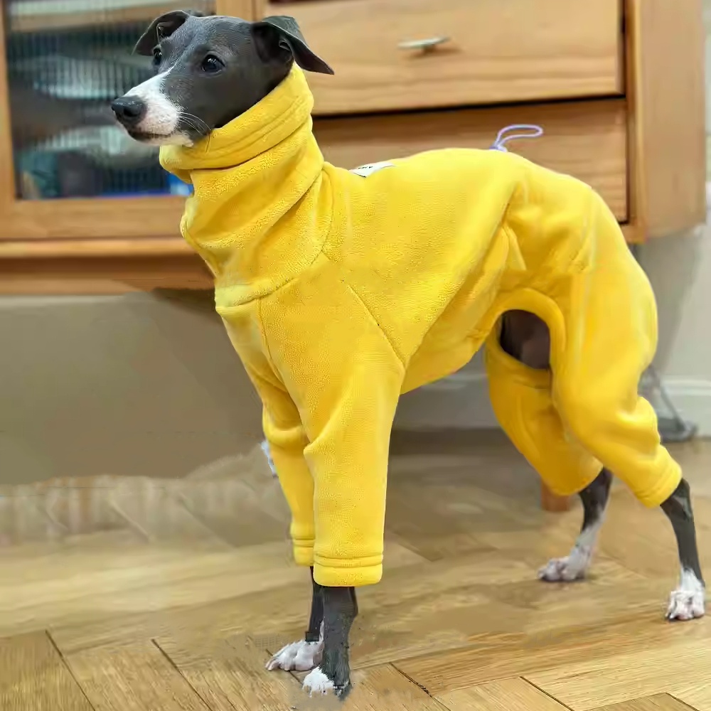 Warm Yellow Fleece Sweater for - Dog Life Jacket บทวิจารณ์และราคา