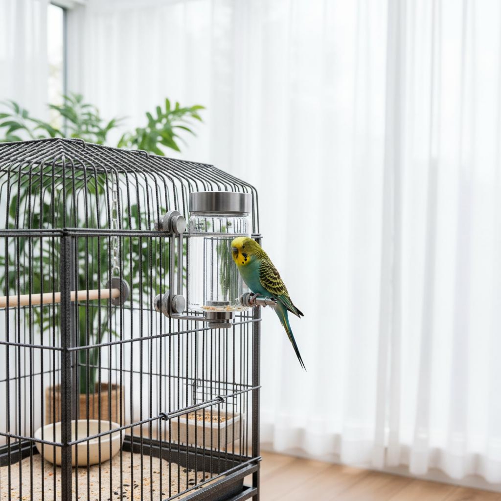 Bird Enclosure Water Feeder Ad - Pet Supplies Usa บทวิจารณ์และราคา